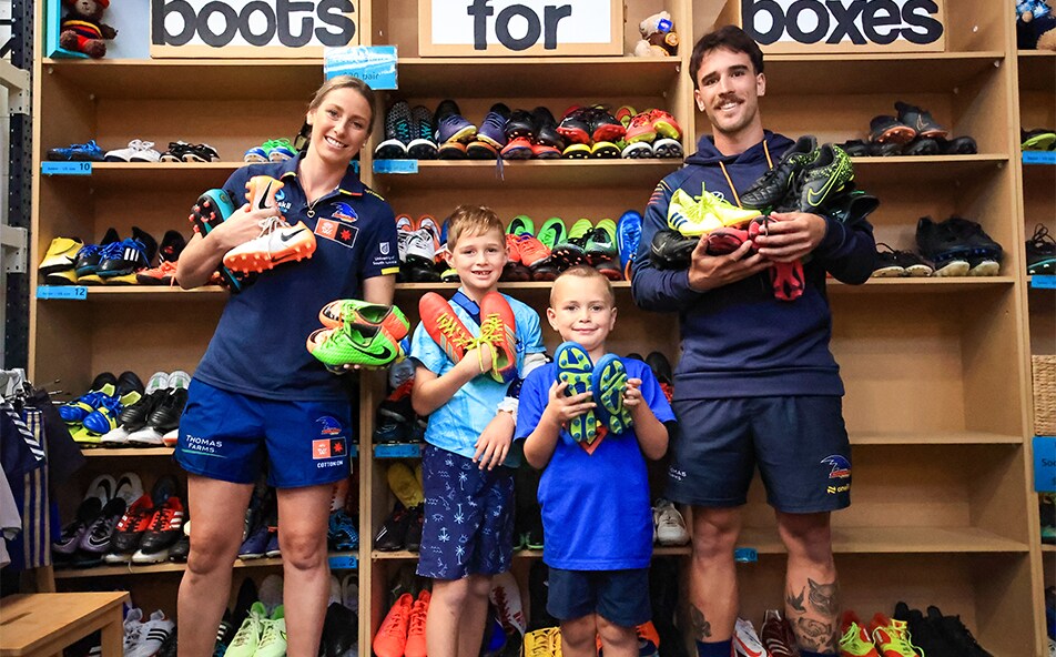 Campaign Boot Box Crows stars get behind Boots for Boxes campaign