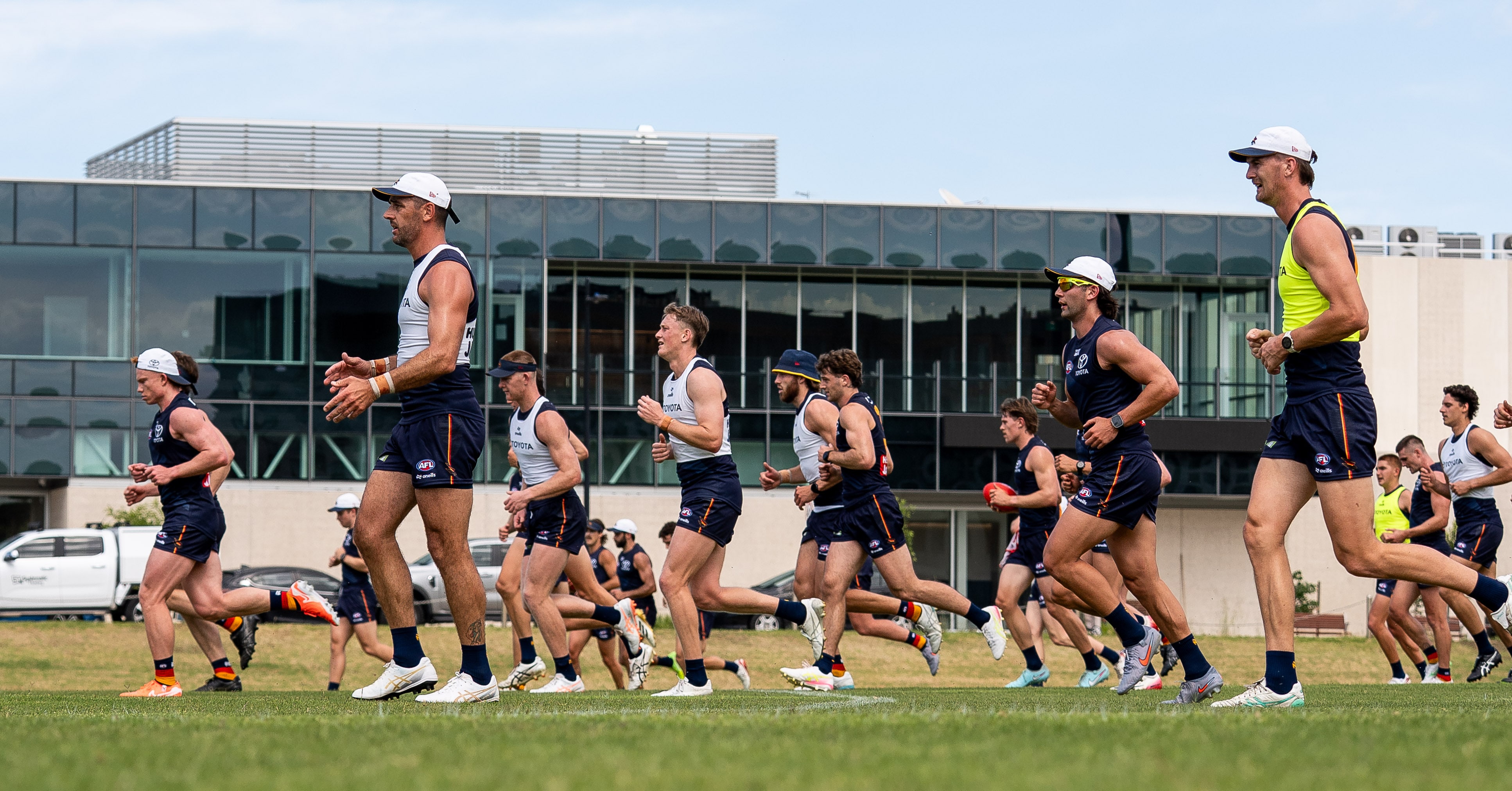 Crows’ commitment on show as pre-season begins
