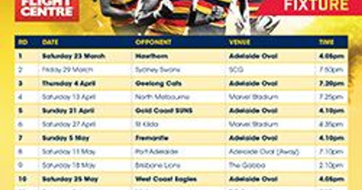 Pdf Download Our 2019 Fixture
