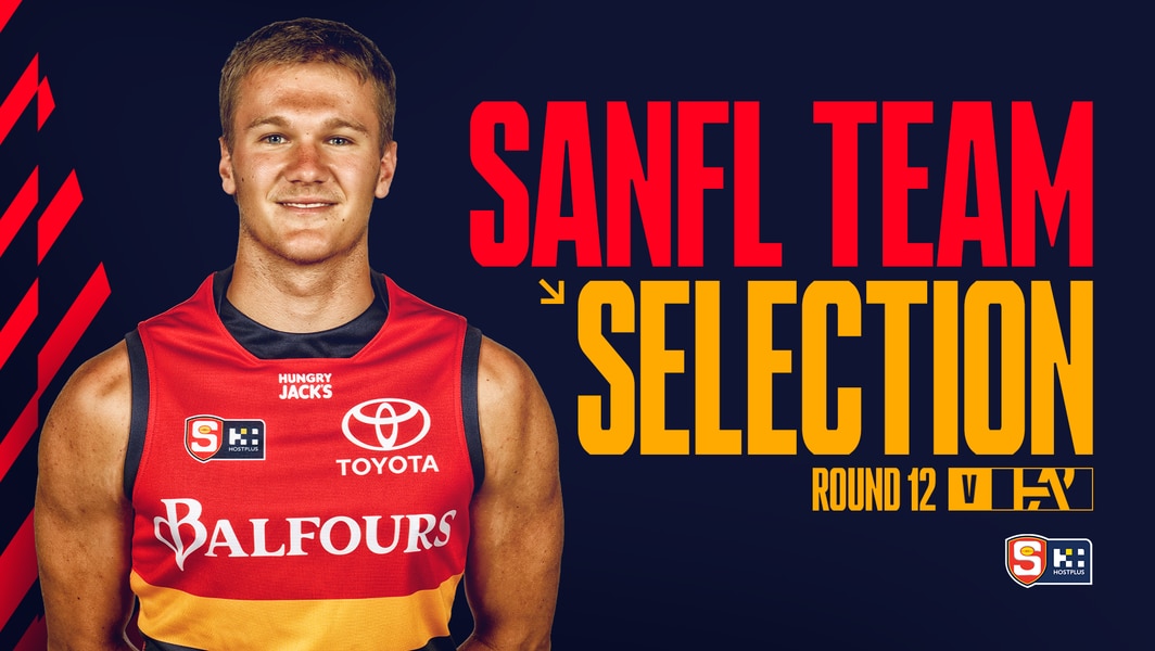 SANFL Team Selection: Round 12 v Port Adelaide